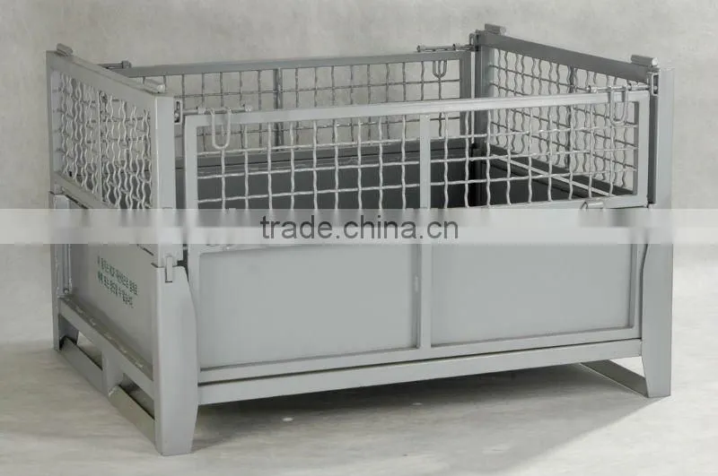folded metal storage boxes