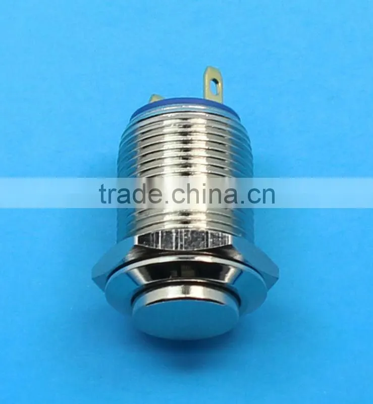 12mm push button switch waterproof 120v