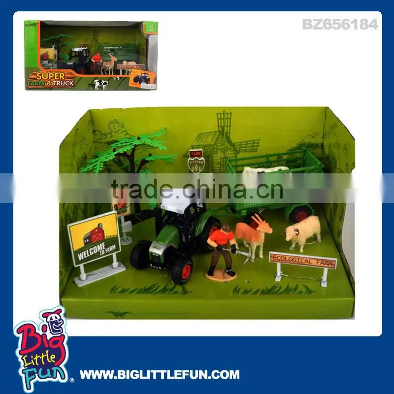 Sliding farm toys,farm tractor toys set