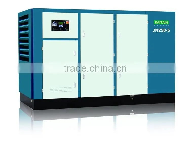 JN250-5 250kw 5bar eco low pressure screw air compressor for industrial