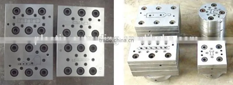 WPC pvc profile extrusion line/wpc pvc plastic door frame extrusion price