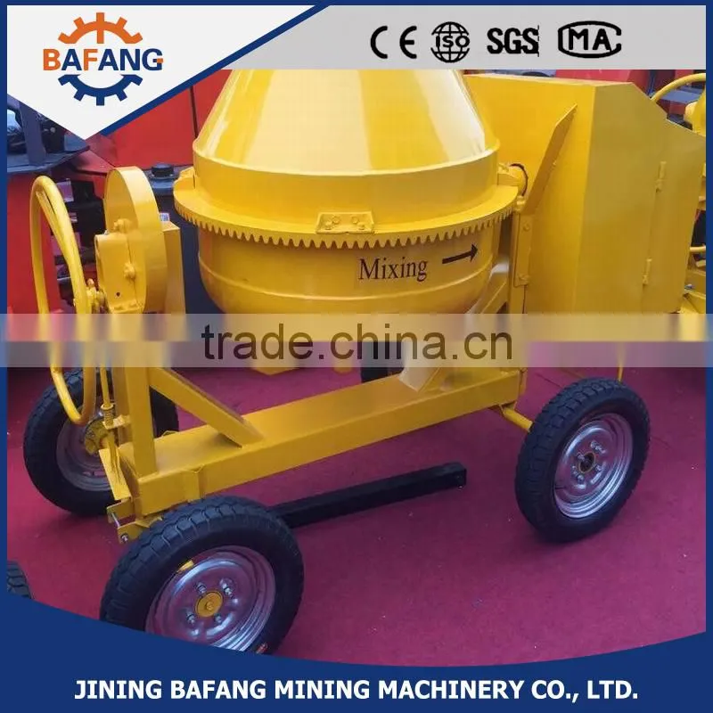 CM-4CP 260 Portable mini Vertical Tilting Drum Concrete Mixer for hot sale