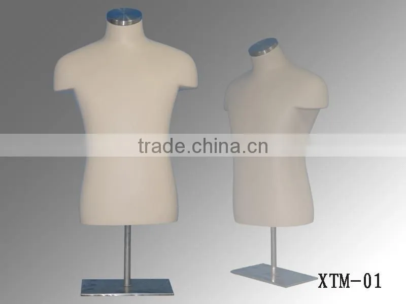 2015 new cheap upper half body male bust mannequin