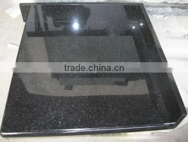 Good quality black granite countertop for sale
