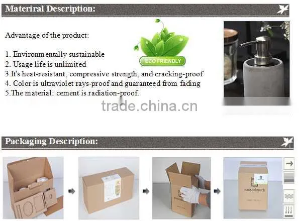 EA0354 trendy black bathroom accessory set wholesale