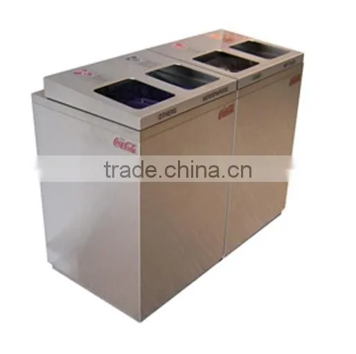 Arlau Outdoor galvanized steel receptacle bin