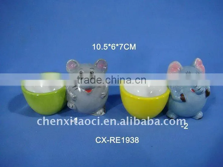pottery egg hanging deco-terracotta painting egg for easter gifts