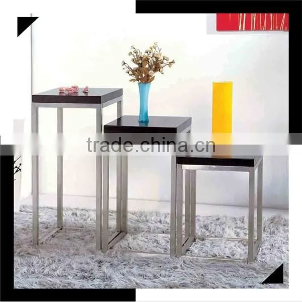 Living room stainless steel center table