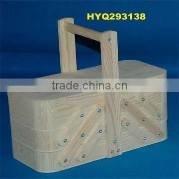 Wooden Sewing Box