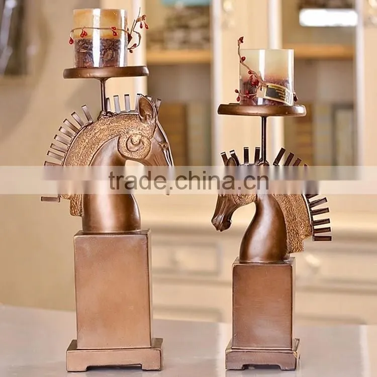 Custom bulk christmas reindeer candle holders decoration