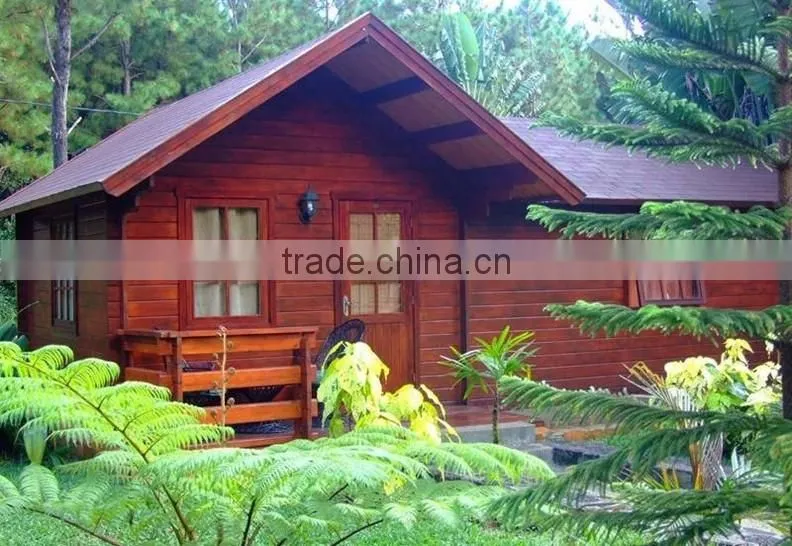 House Use and Wooden Log Material Wooden House