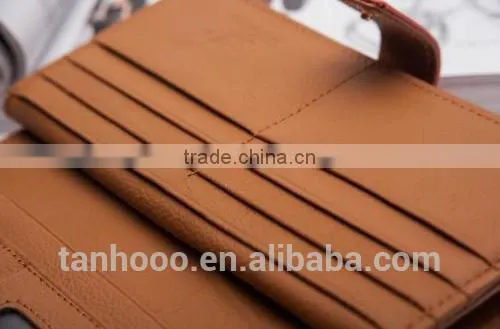 Women's Genuine Leather wallet trifold card money long purse hot