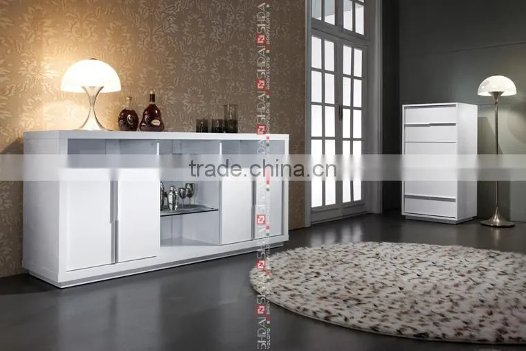 mdf design sideboard / wooden low sideboard / bali sideboard N6326