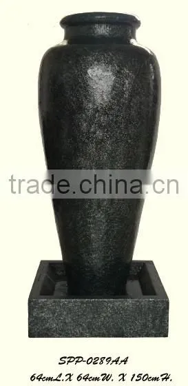 vase water founatin led fiberglass decor fish tank