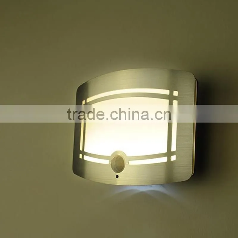 Creative human body sensor night light with warm and white light