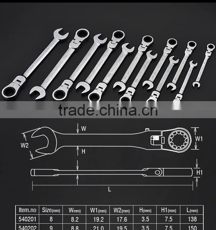 flexible combination wrench torque wrench spanner ring hand tool craftsman tools