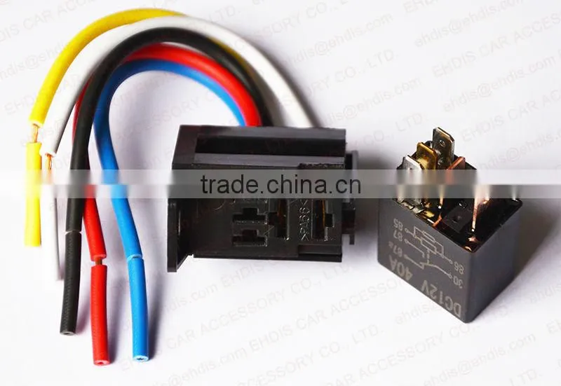 car ssr relay 12v 24v 40a violet relay 5pin make in china