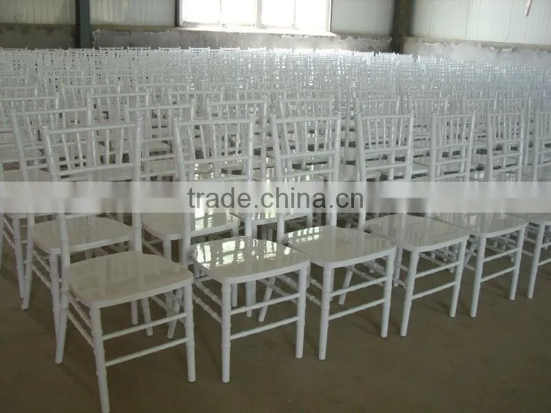 banquet wholesale white resin chiavari chairs for sale