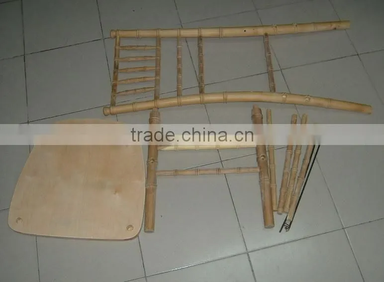 wholesale unfinished KD style wood tiffany chair factory directly