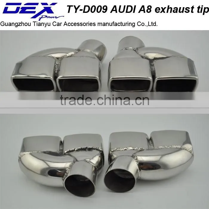 car universal muffler tip for Audi A8