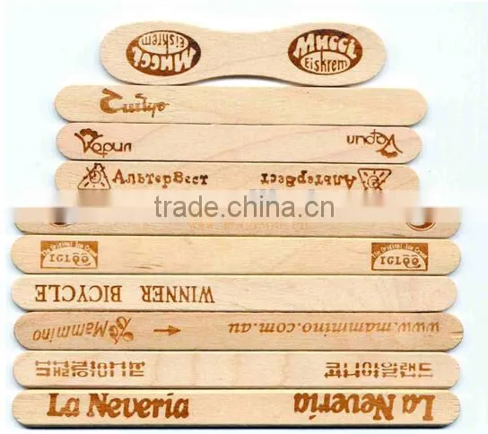 Wholsale disposable wooden magnum popsicle stick