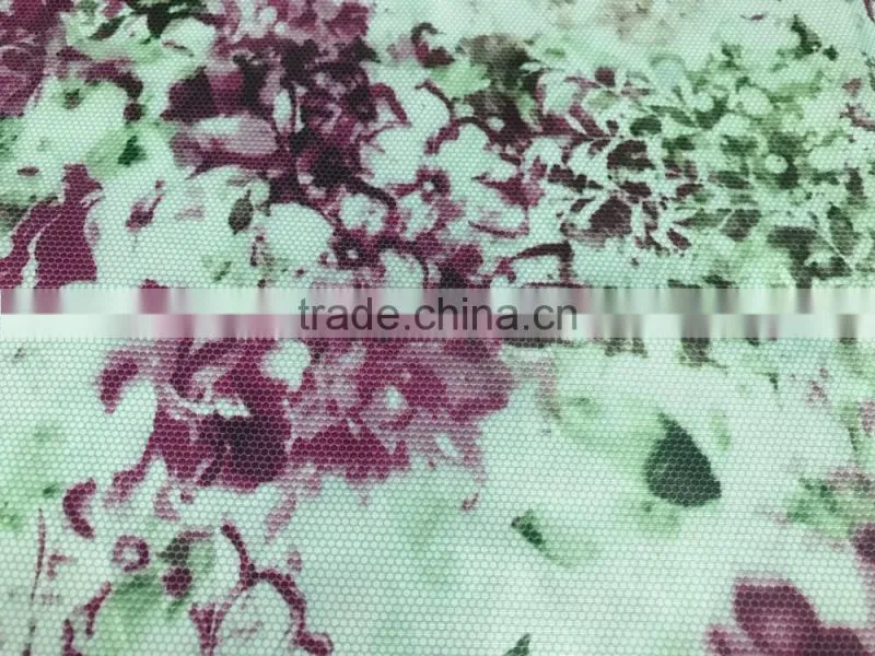 printed fabric floral printing fabric 100% polyester fabric