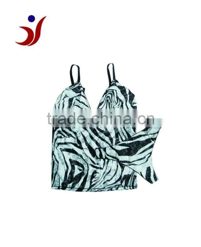 printed lace short camisoles