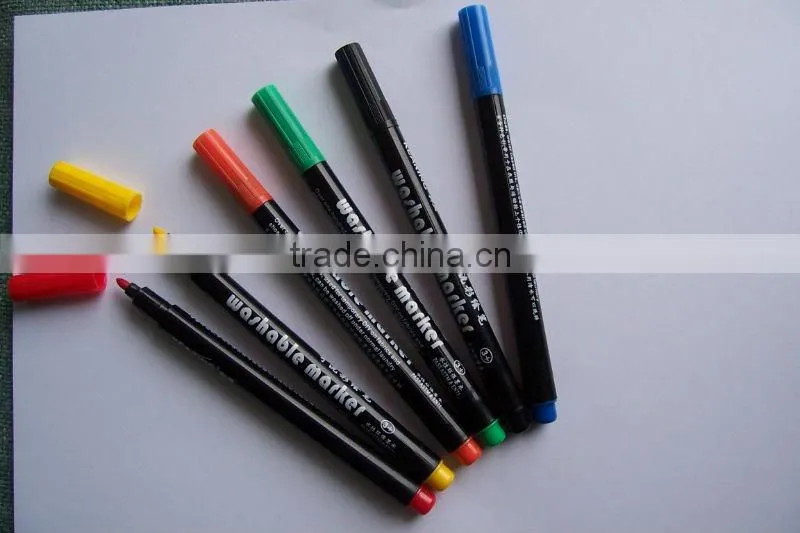 Kearing brand permanent t-shirt marker with 1.0mm fiber tip used for long time DIY drawing