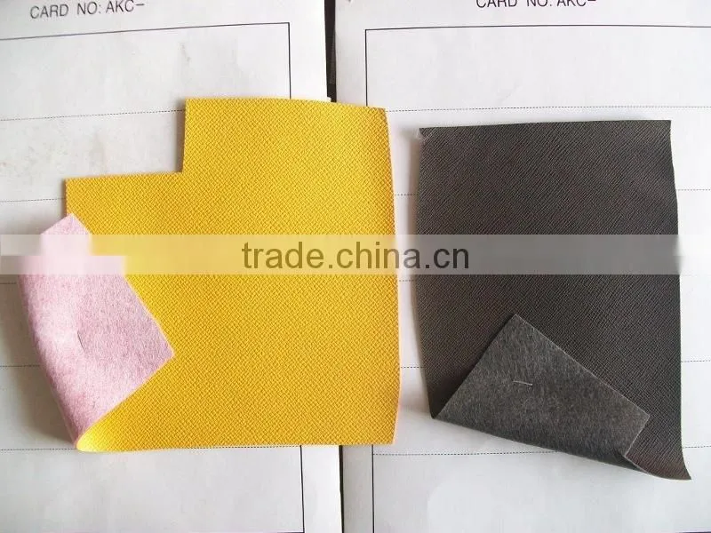 PVC artificial leather stocklot For Furniture, bag, sofa