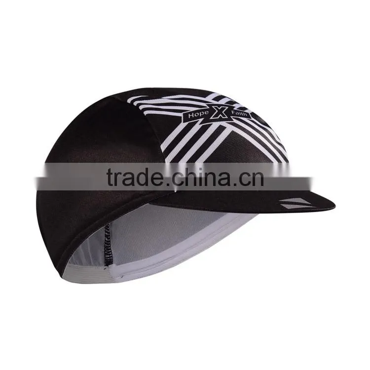 OEM 100%polyester dry fit custom cycling camp cap hat
