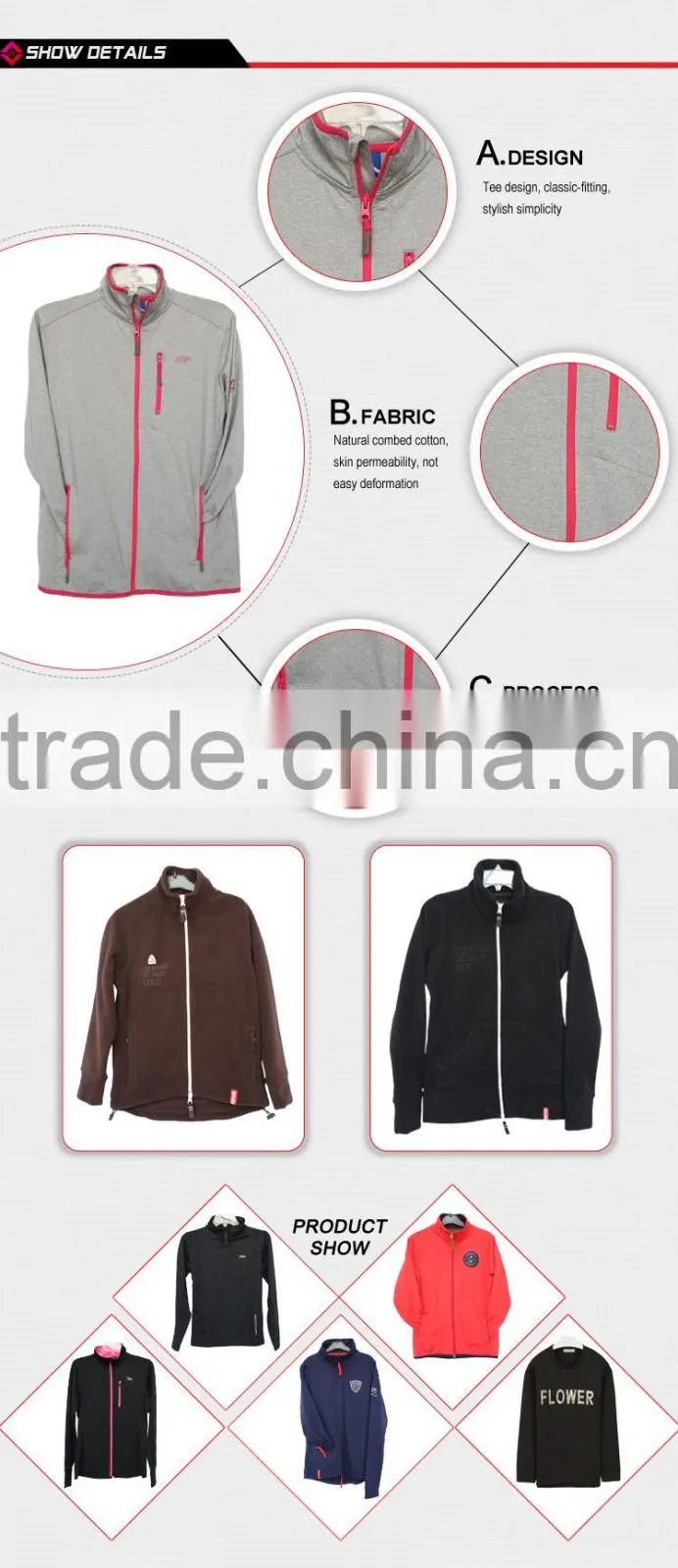 NEW Heather fleece zipper up sweatshirt jacket for women welded zipper pockets