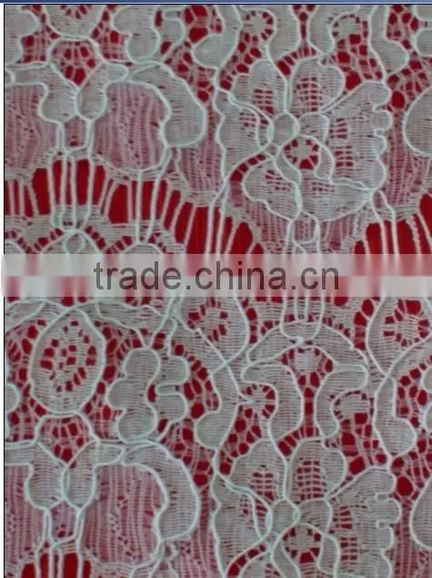 R&H New Product In China Narrow Lace Trim Floral Embroidery 100% Cotton Lace Trim