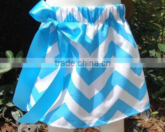 2014 Latest baby chevron petti dress wrapped petti skirts with polka dot stripes party petti skirt for baby girls short skirts