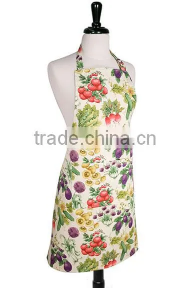 Wholesale Solid color cotton cheap vintage apron wholesale