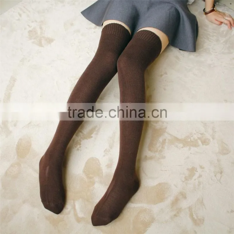 Sexy Women Girl Thigh High Stockings,8 Colors Cute Long Cotton Warm Over The Knee Socks,Fashion Knee High Socks