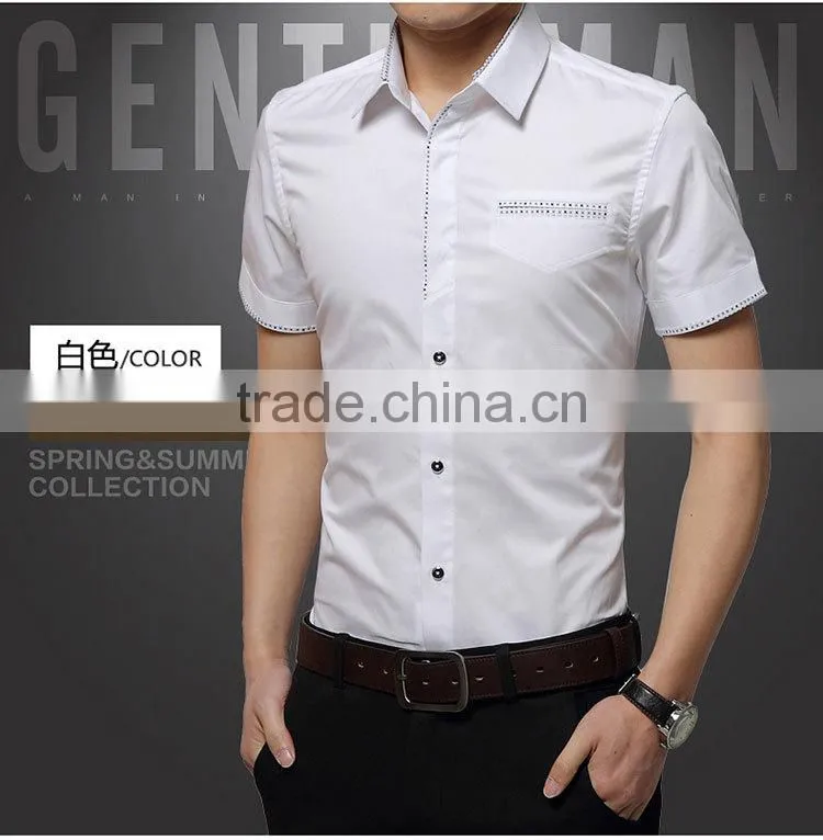 latest shirt designs for men 2015 hot sale high quality