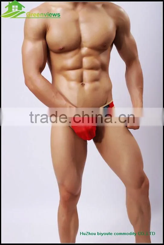 Gauze men underwear in thongs jock strap photo of transparent gauze mens sexy underwear thongs g-string