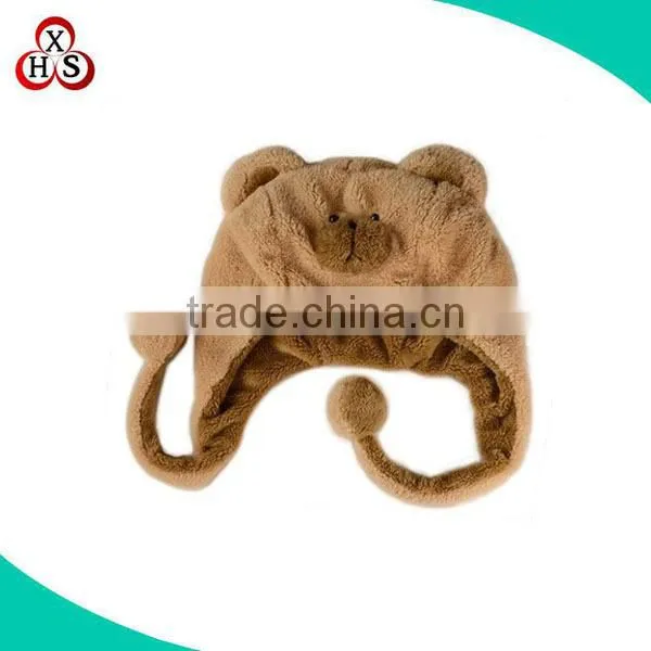 2017 new custom design hot sell plush material christmas tree hat