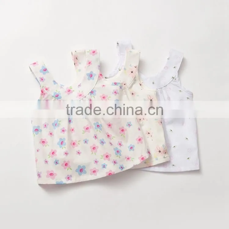Fashion Girl Soft Cotton Heart-shaped Neckline Floret Blouse