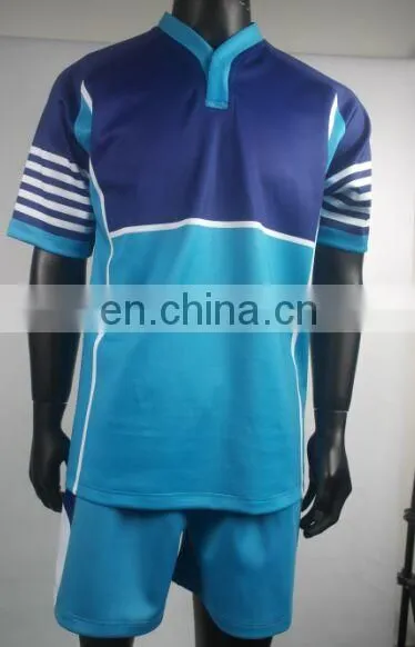 high quality durable tear resistance 100% polyester Custom Sublimation rugby jersey