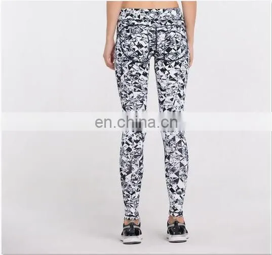 fitness black girls 90% polyester 10% spandex yoga pants wholesale