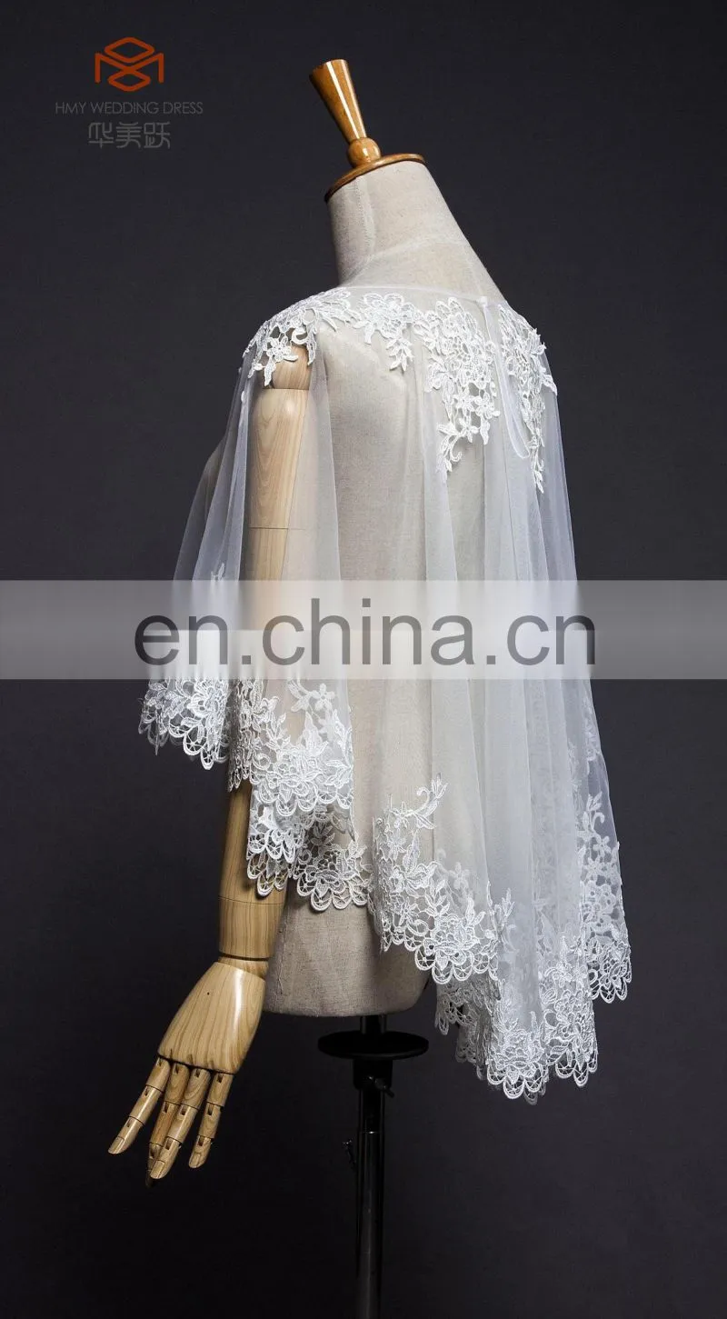Lace Trim Wedding Veils 2017 Short Black Bridal Veil Wedding Accessories