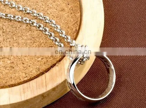 Lord of the Rings Titanium The One Ring Bilbo's Hobbit Gold Ring Couple Ring