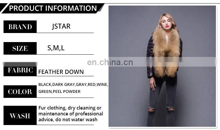 Online Shop Fashion Winter Jacket Fur Parka With Fur Hood