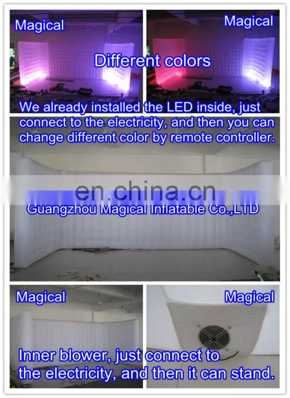 wall decoration with led light