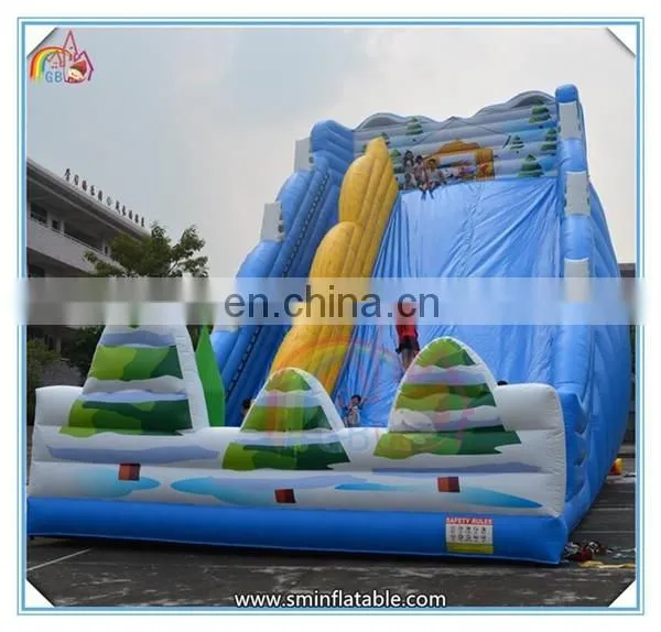 2016 New outdoor inflatable slide for kids,inflatable amusement park slide,giant inflatable slide for sale