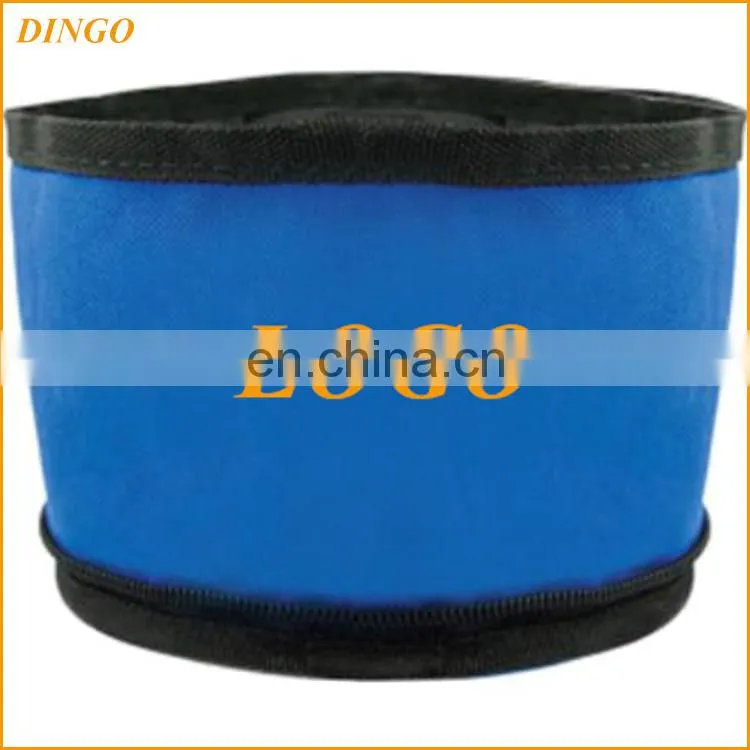 Travel collapsible waterproof food and water pet bowl
