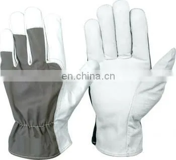 2009 cow split leather gloves/cow crust leather/Yellow Cowhide suede Leather Gloves working gloves Ri-WG-61-Y