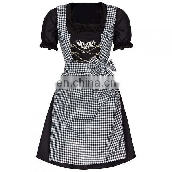 Bright Silk Dirndl Oktoberfest, Carnival Dress, Party Dress, Quality Dress(Traditional Clothing)