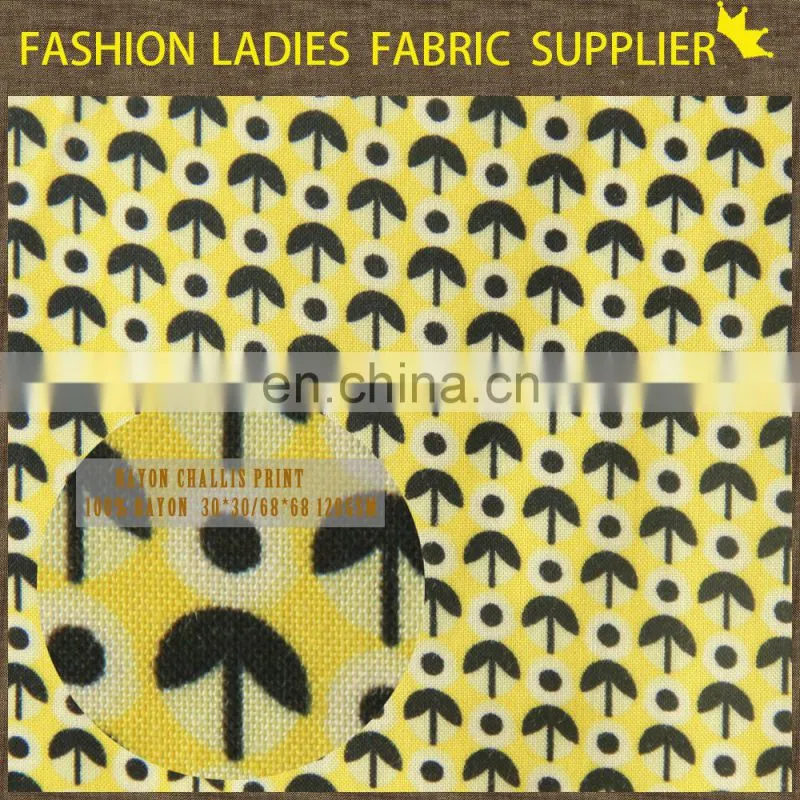 rayon challis hand well printed spun rayon fabric rayon pajamas fabric design